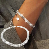 Sterling Silver Mesh Bracelet