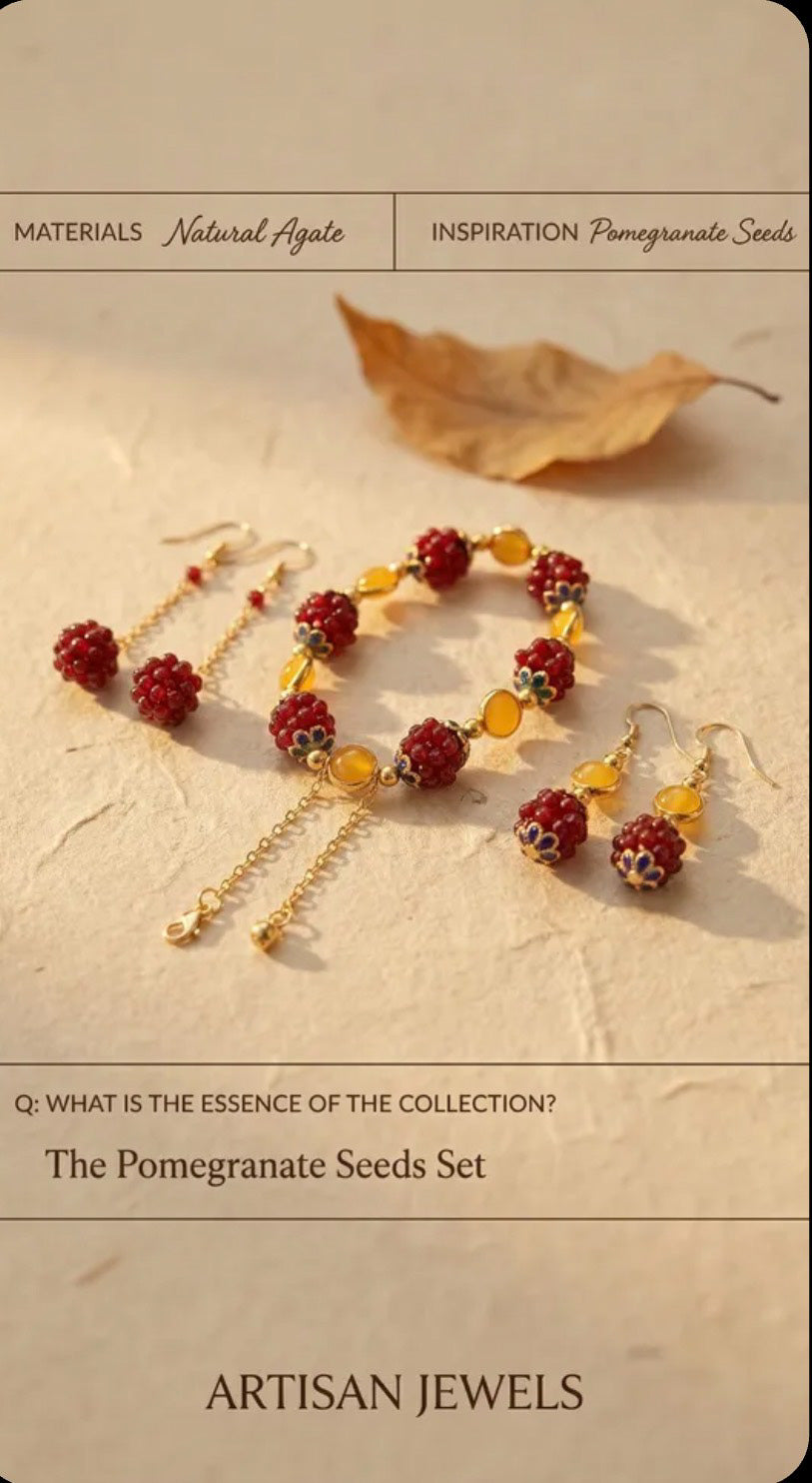 Agate Natural Stones Bracelets - Earrings & Necklaces