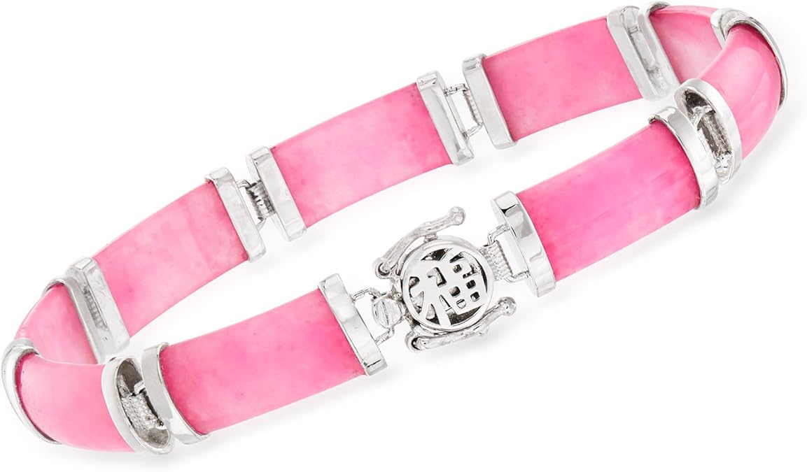 Natural Jade and Agate Stones Bracelets On 18K Yellow Gold On Sterling Silver