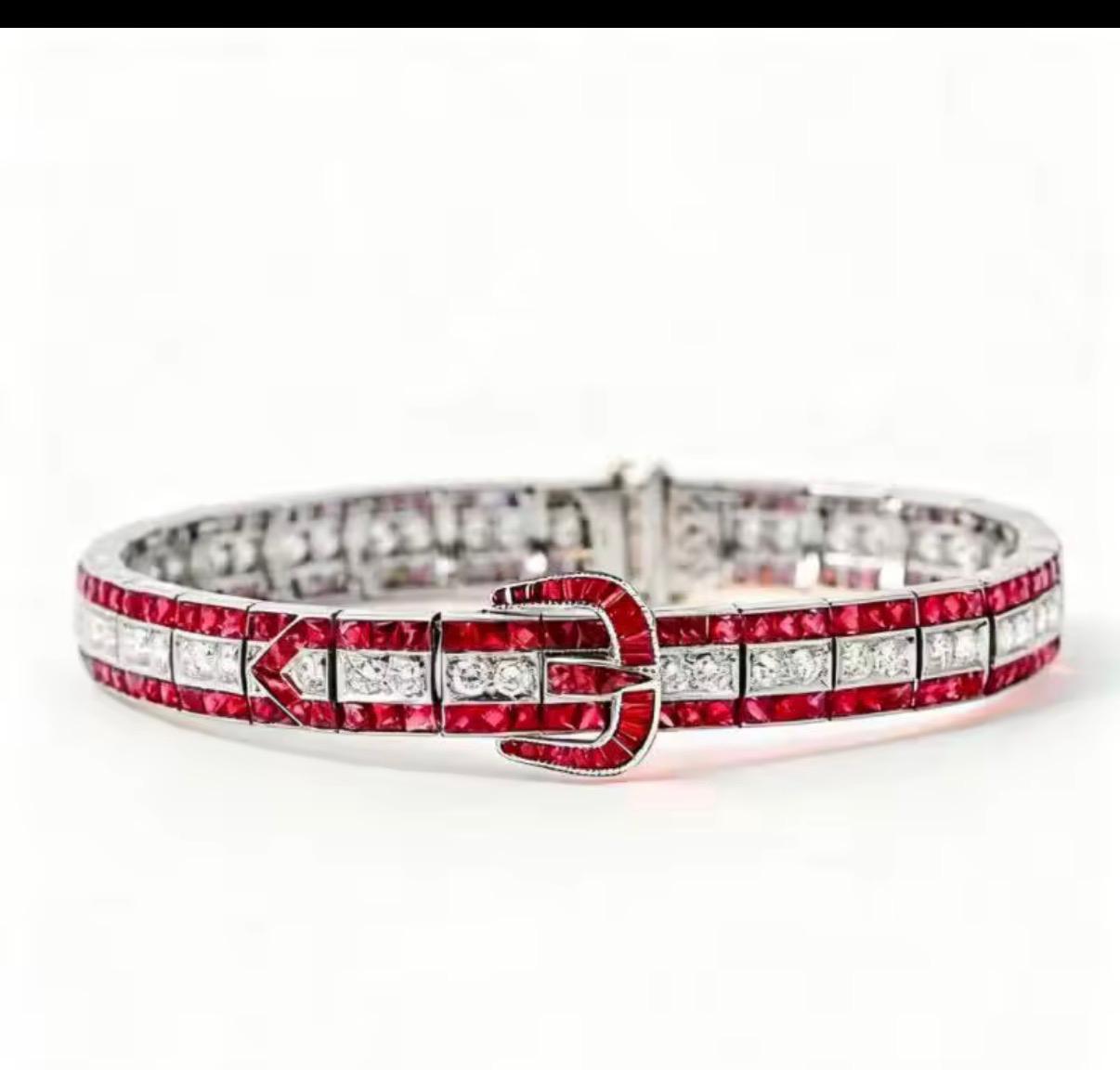 Belt Shape Buckle Unisex Bracelets