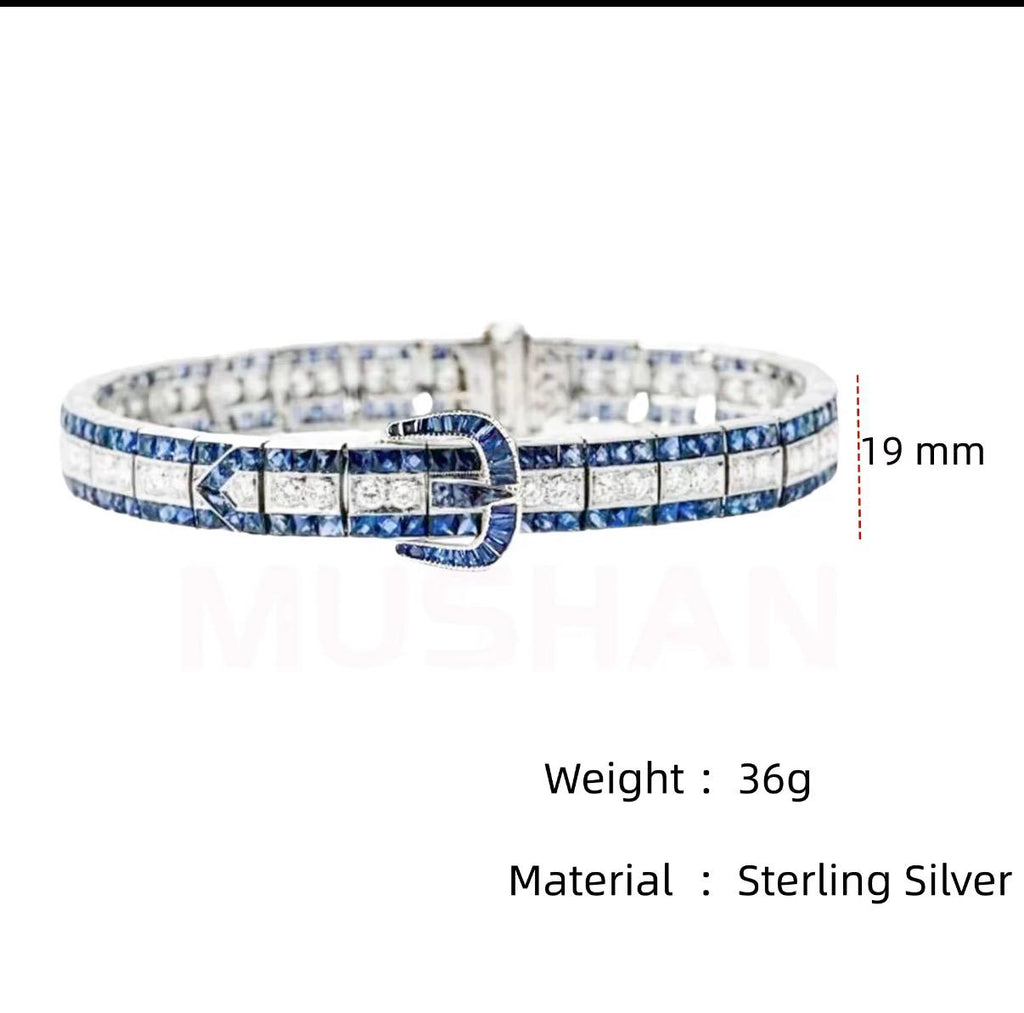 Belt Shape Buckle Unisex Bracelets